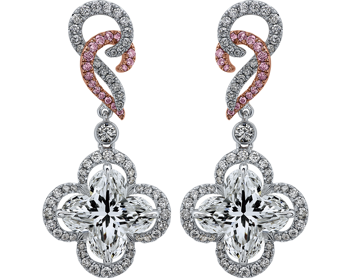 Bermuda - Cut Coin Earrings with Lily main image 0