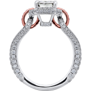 crisscut diamond ring, lili jewelry unique collection