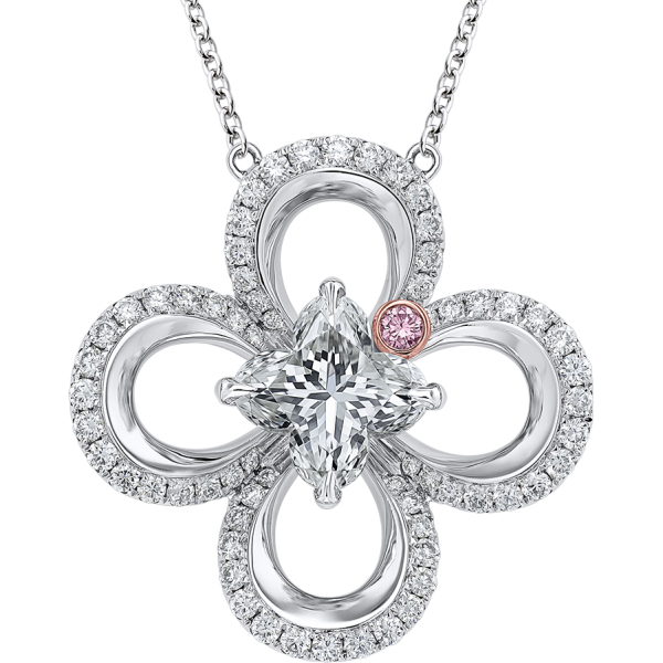 Delphinium - Lily Diamond Pendant, Lili Jewelry