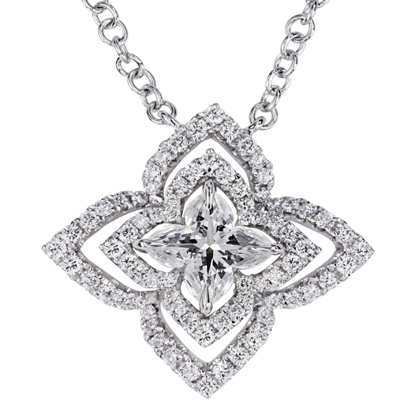 Diuris - Orchidea Diamond Pendant, Lili Jewelry