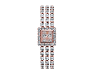 Diamond Crisscut Cushion Watch - HWACRC-ME3463---B