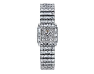 Diamond Crisscut Watch - HWACRE-ME02410---A
