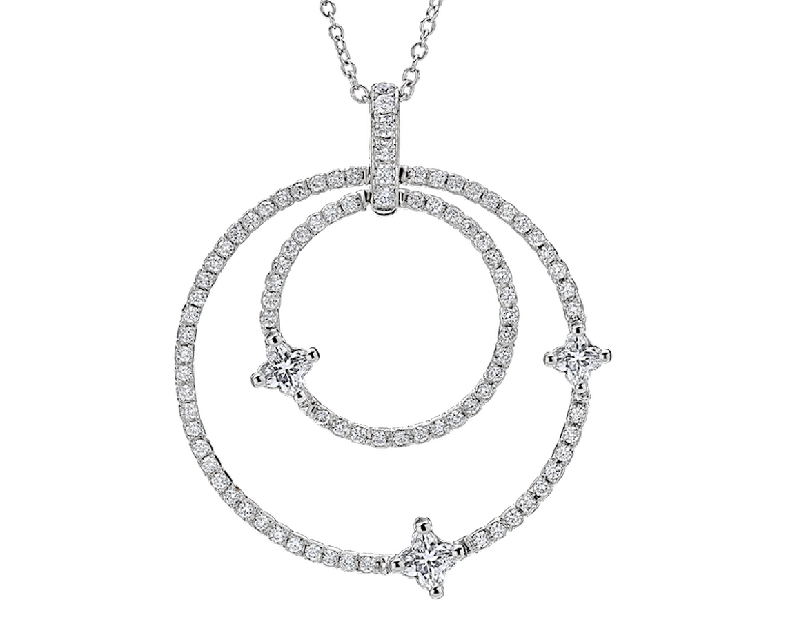 Osha Lily Cut Circle Pendant