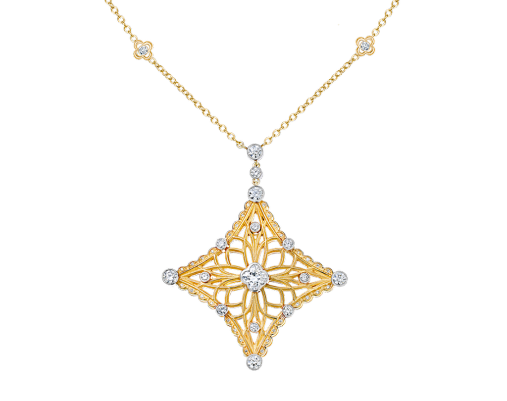 Osha Lily Cut Circle Pendant