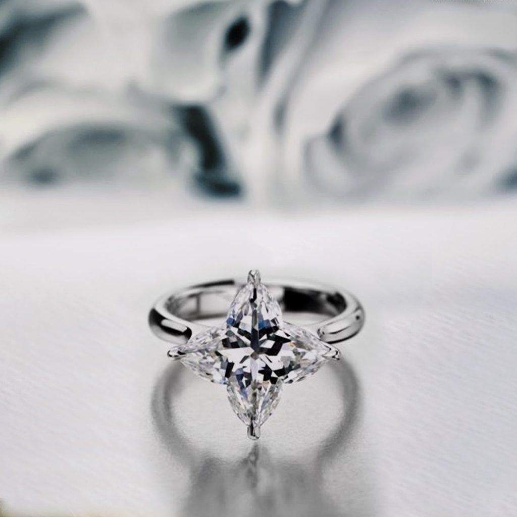 Lili - Orchidea Ring, Unique Diamond Engagement Ring