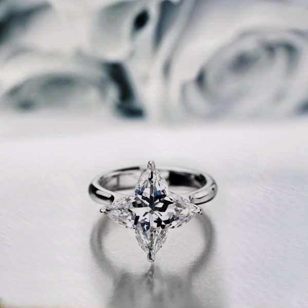 Lili Orchidea Ring Unique Diamond Engagement Ring